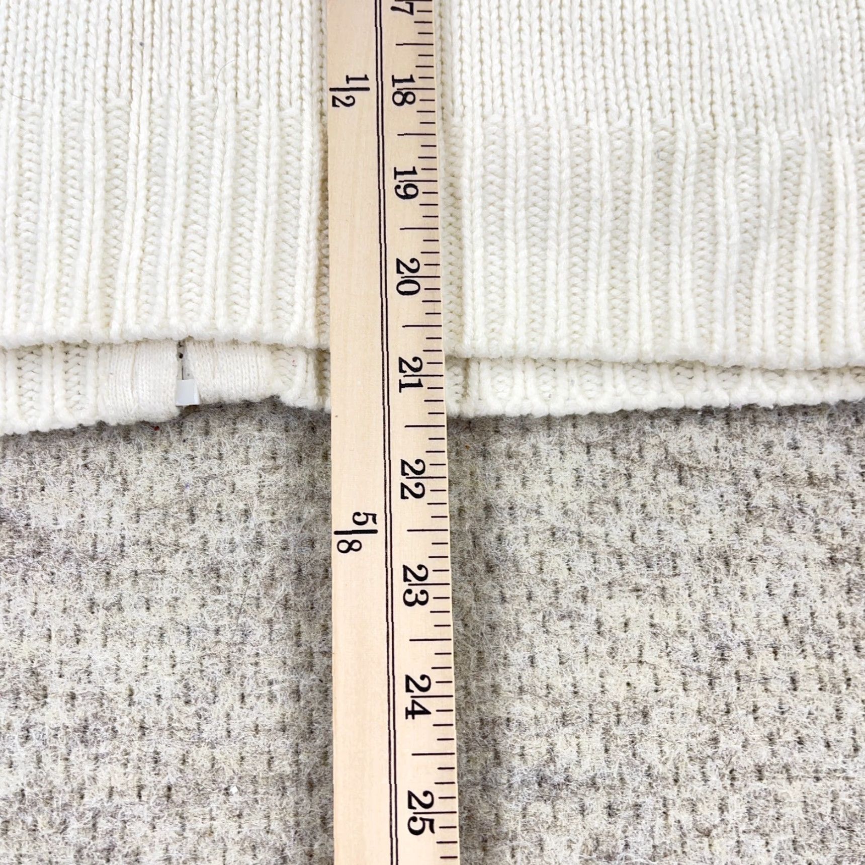 Aeropostale VINTAGE Aeropostale Sweater Cardigan Women Large White Blue Fall Winter Casual Long Sleeve Knit Size L / US 10 / IT 46 - 6 Thumbnail