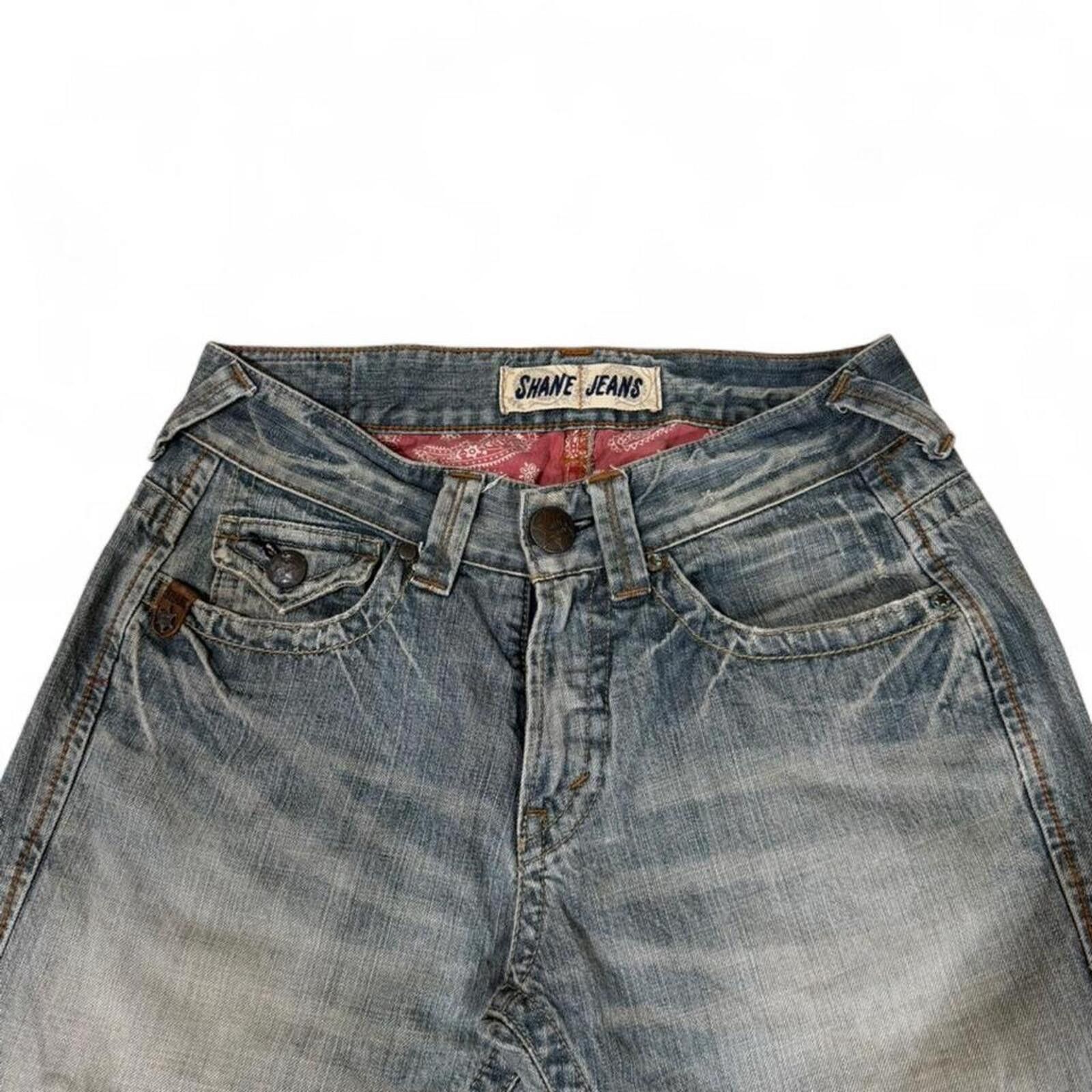 Other Vintage Style shane Jeans wide leg denim jeans Size 30" / US 8 / IT 44 - 4 Thumbnail