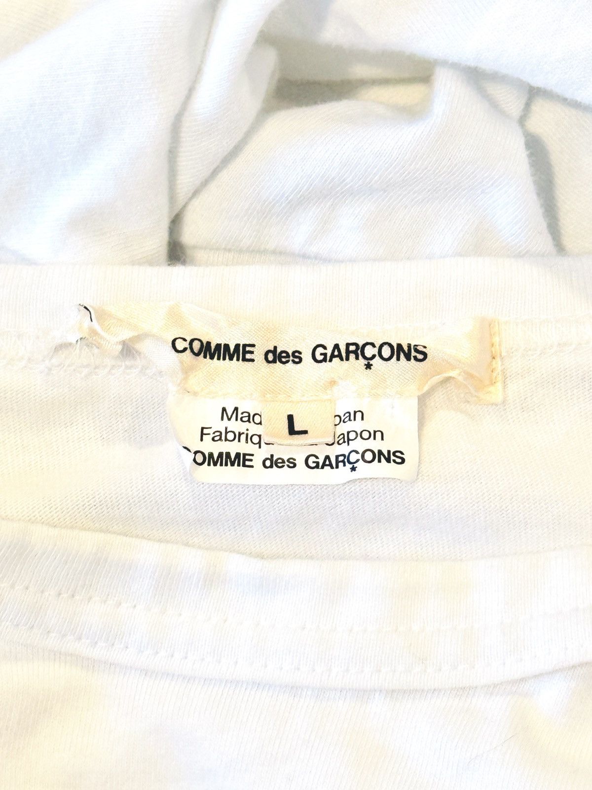 Comme des Garcons COMME DES GARÇONS Trompe L’Oeil 2 T-Shirt UpsideDown Dress L Size L / US 10 / IT 46 - 2 Thumbnail