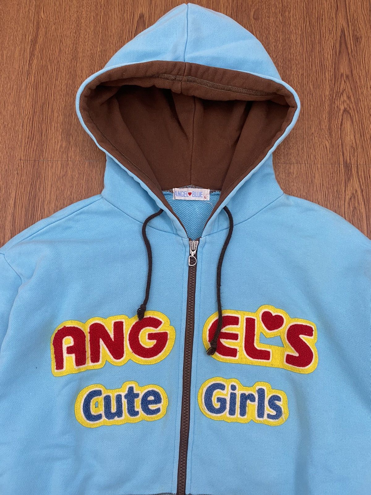 Angel Blue Angel blue cute girl zip hoodie Size L / US 10 / IT 46 - 3 Thumbnail