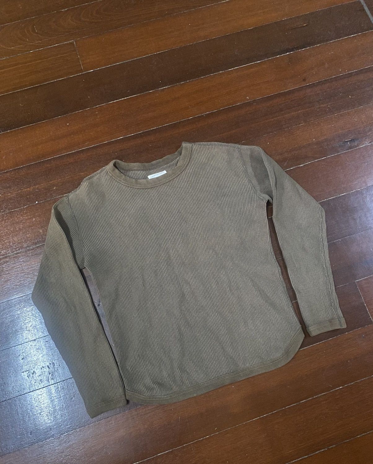 Full Count & Co. Vintage Full Count Crewneck thermal Sweatshirt Size US M / EU 48-50 / 2 - 2 Thumbnail