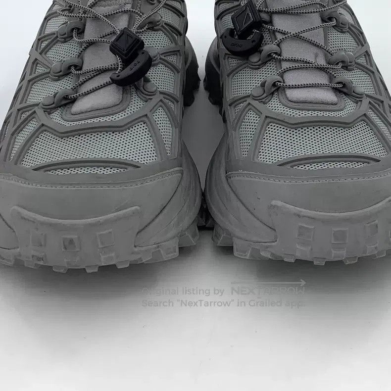 Dior Dior Gray round toe lase casual flat sneakers Size US 8.5 / IT 38.5 - 8 Thumbnail