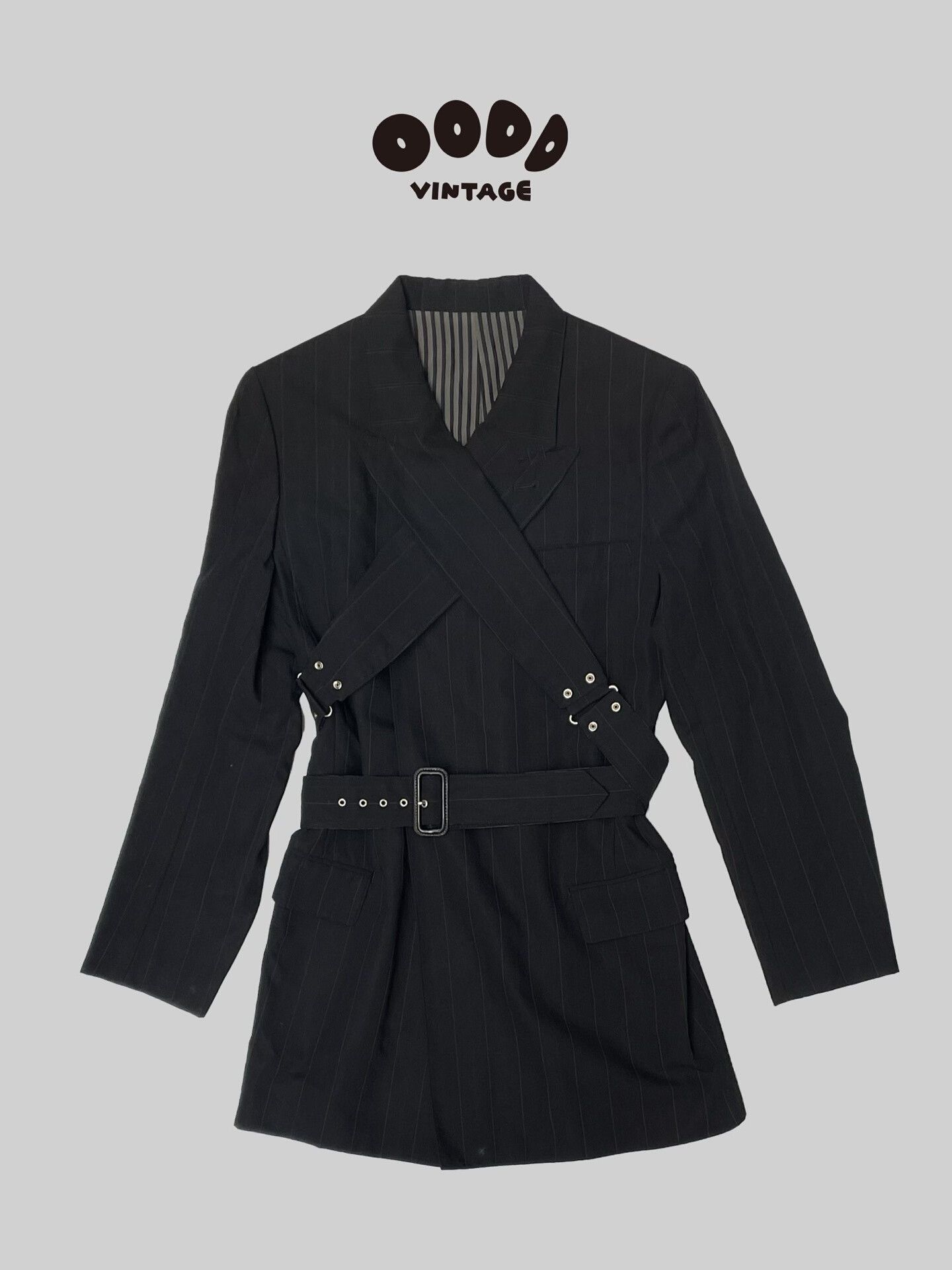 Jean Paul Gaultier Jean Paul Gaultier Striped Wool Suit Size M / US 6-8 / IT 42-44 - 1 Thumbnail