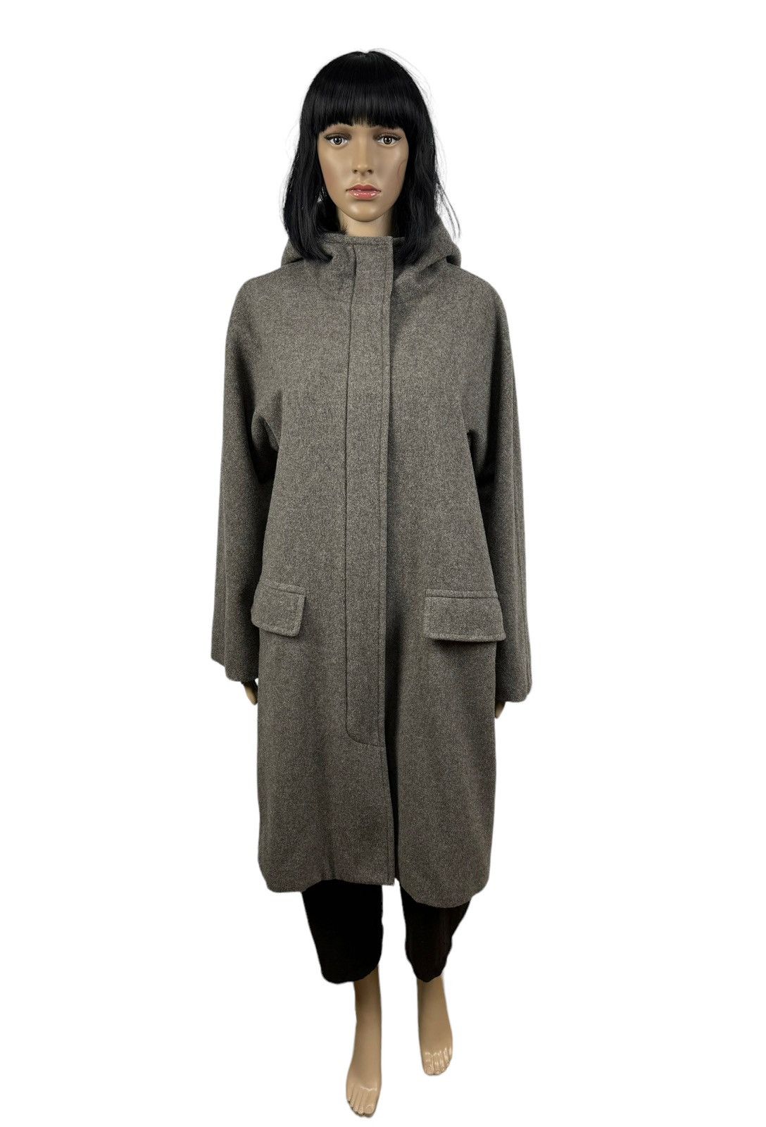Weekend Max Mara Weekend Max Mara Lana Vergine Hooded Overcoat size US8 Size M / US 6-8 / IT 42-44 - 3 Thumbnail
