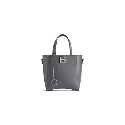Balenciaga hourglass soft tote bag small in grey Size ONE SIZE - 1 Thumbnail
