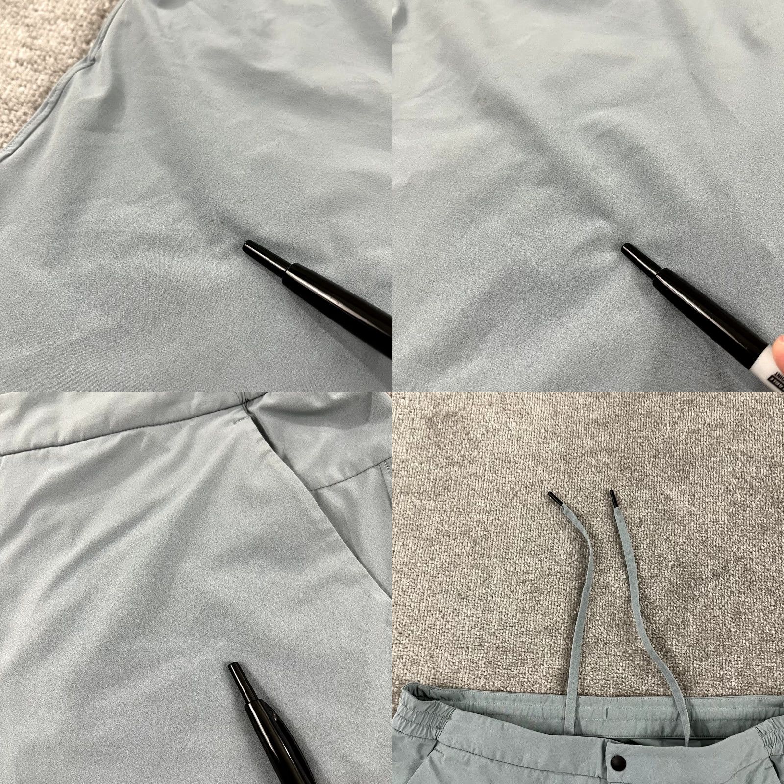 Lululemon LULULEMON Shorts Mens 34 x 9" Blue Gray Chino Golf Performance Stretch Preppy Shirt? Size US 34 / EU 50 - 8 Thumbnail
