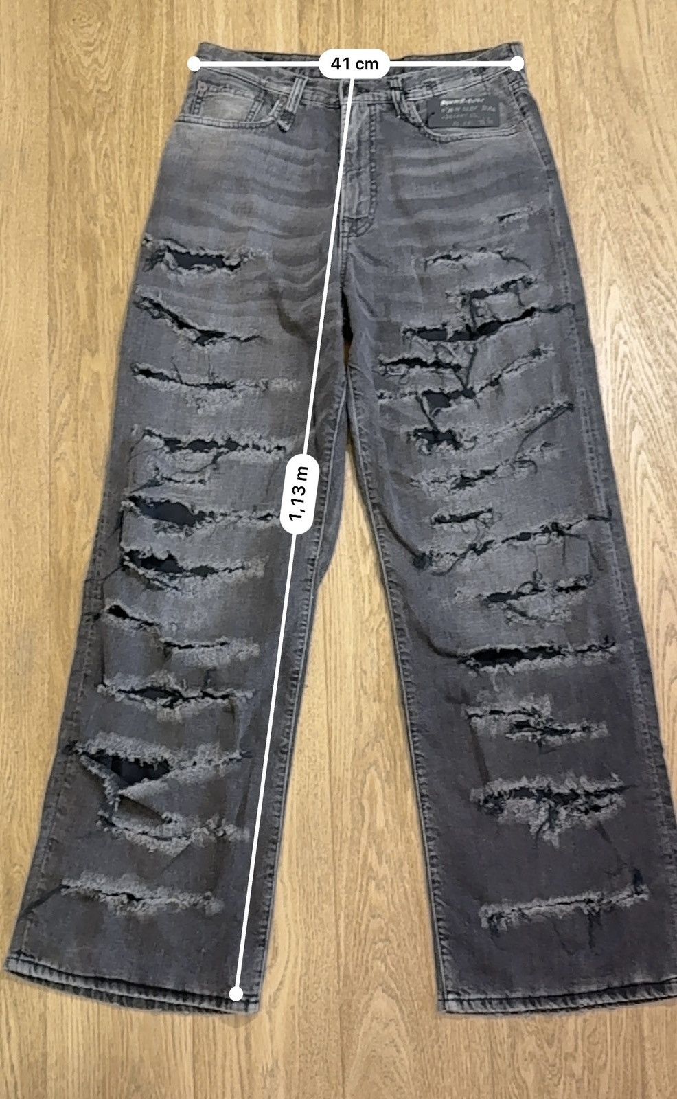 R13 R13 D’ARCY LOOSE JEANS ELLERY BLACK Size 27" / US 4 / IT 40 - 9 Thumbnail