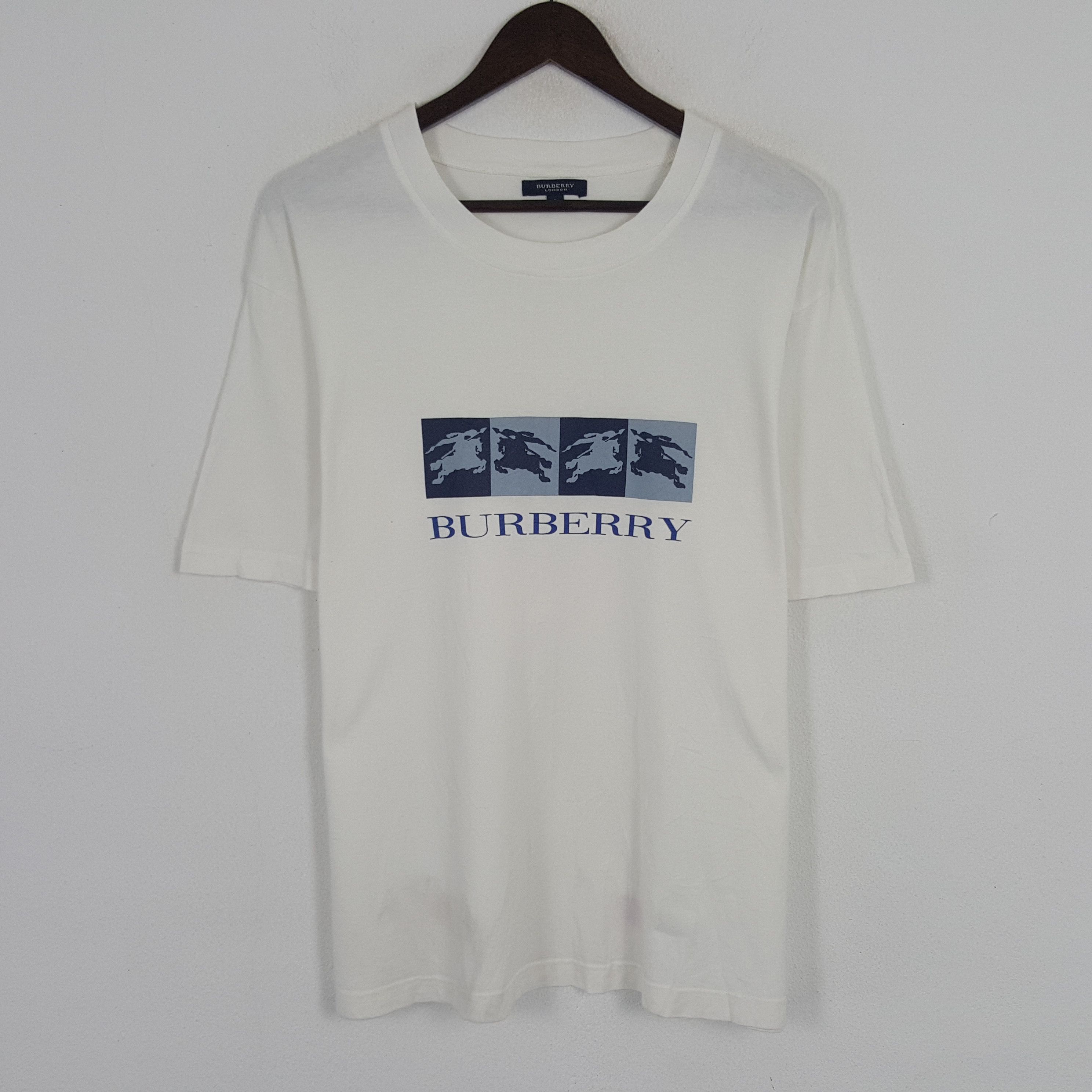 Burberry × Vintage Vintage Burberry London Tshirt Size US L / EU 52-54 / 3 - 1 Thumbnail
