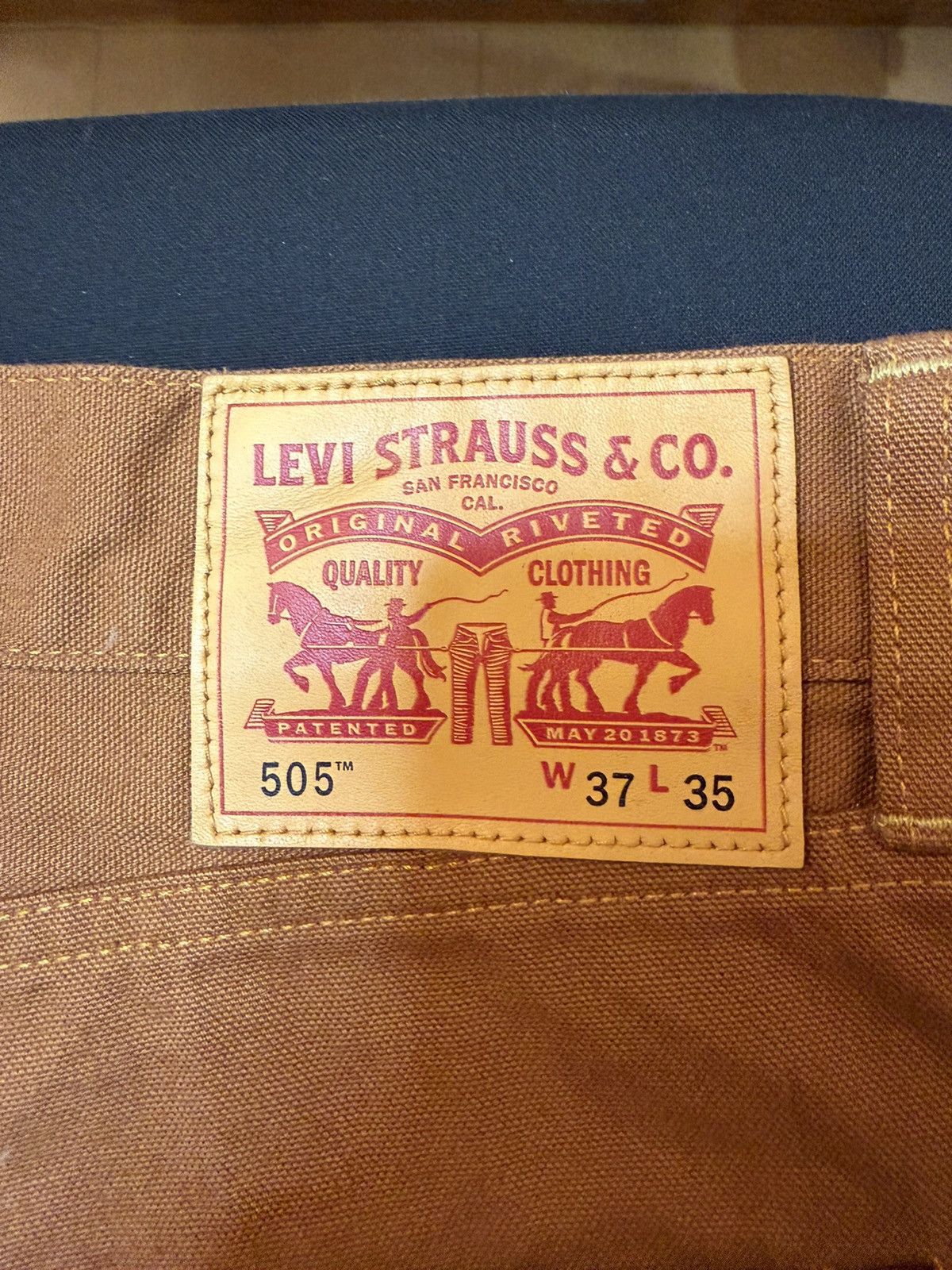 Other Levis x Junya Watanabe CDG Paint Splatter Brown Jeans Size US 37 - 9 Thumbnail