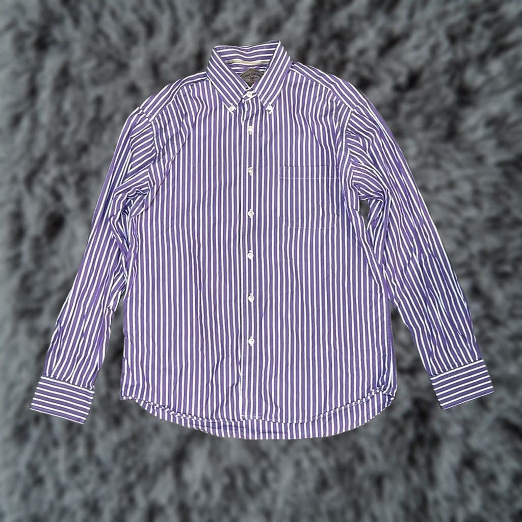 Bills Khakis Bills Khakis Classic Fit Long Sleeve Button Down - Medium Mens Purple Shirt Size US M / EU 48-50 / 2 - 1 Thumbnail
