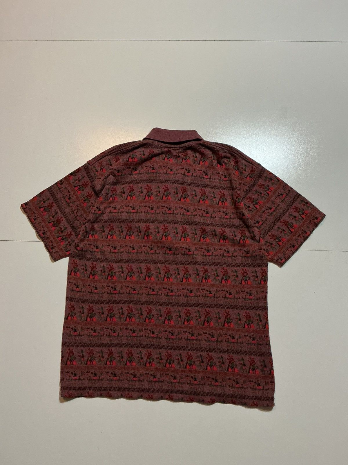 Vintage Vintage International Design Hieroglyphics S/S Polo Shirt Size US S / EU 44-46 / 1 - 3 Thumbnail
