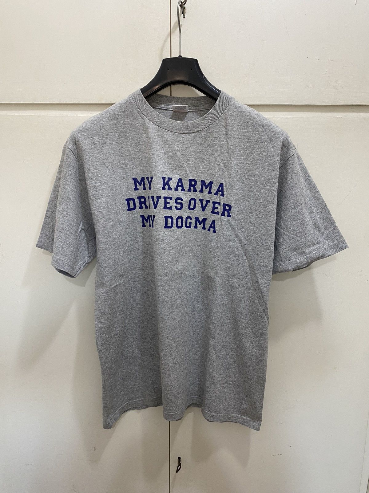 Supreme Supreme Karma T-shirt, size XL, gray, with print, used Size US XL / EU 56 / 4 - 2 Thumbnail