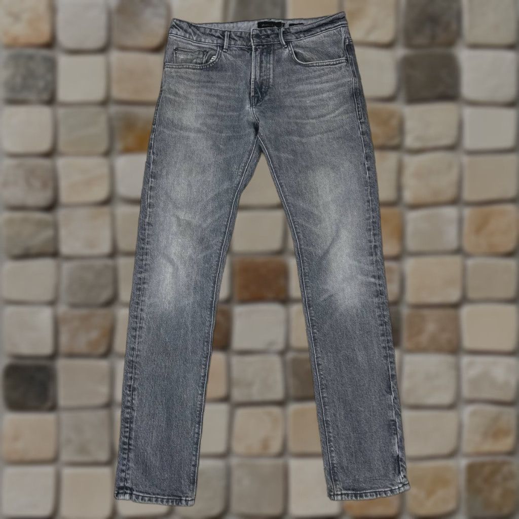 Massimo Dutti Massimo Dutti Jeans Mens 30 Gray Denim Slim Fit Jeans Regular 30 Gray City Mens Size US 30 / EU 46 - 1 Thumbnail