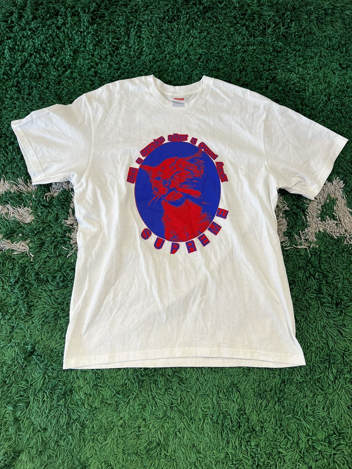 Supreme Supreme Smoke Tee White Size US M / EU 48-50 / 2 - 1 Thumbnail