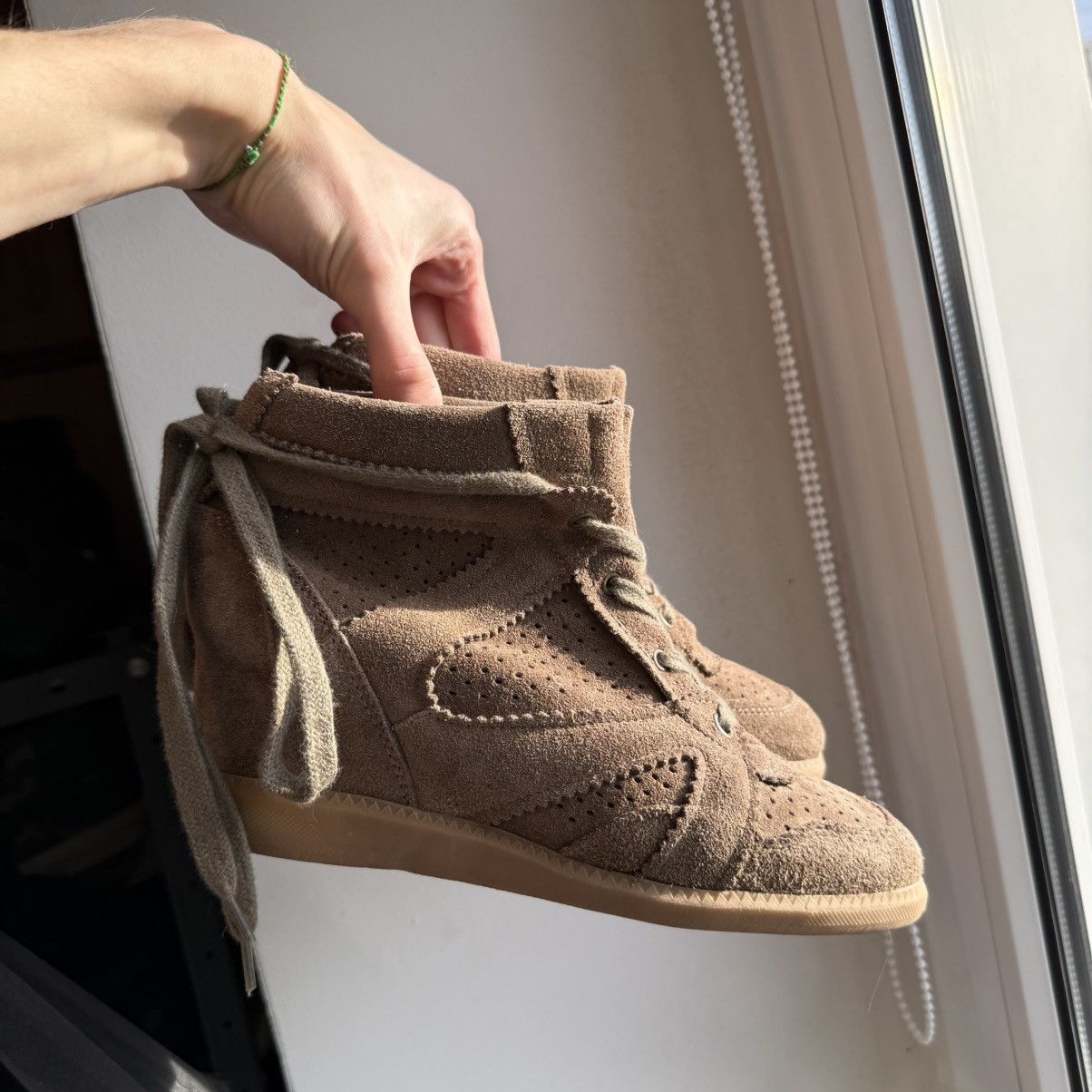 Other 📌 Crazy like Isabel Marant Style Bekett Wedge Sneakers Size US 7 / IT 37 - 2 Thumbnail