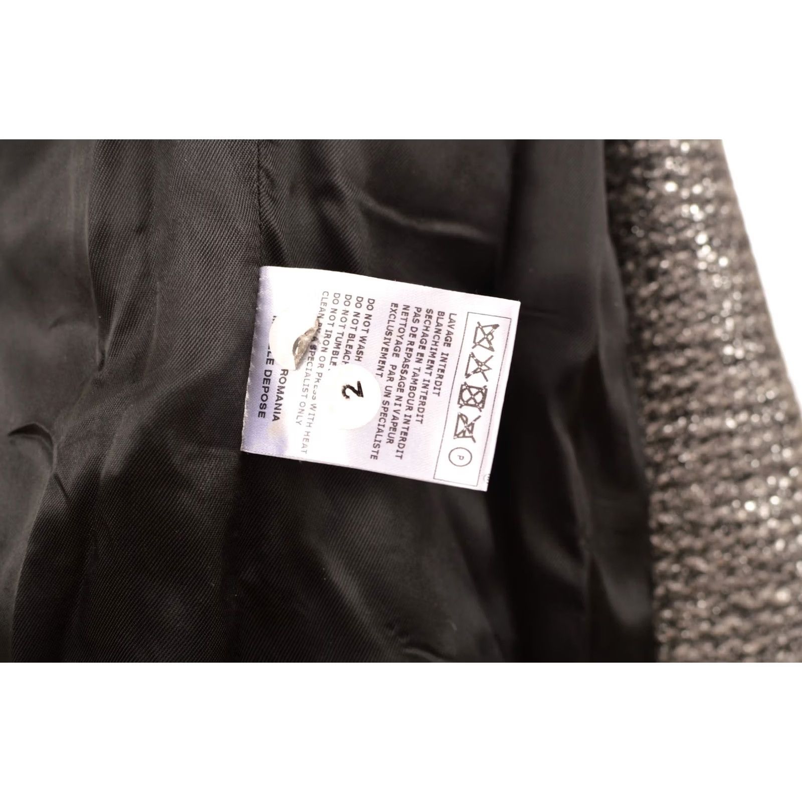 Maje VINTAGE Maje H12 Rumeur Wool Leather Moto Biker Jacket Women 38 Gray Wool Leather Moto Biker Jacket Women 38 Gray Size XS / US 0-2 / IT 36-38 - 7 Thumbnail