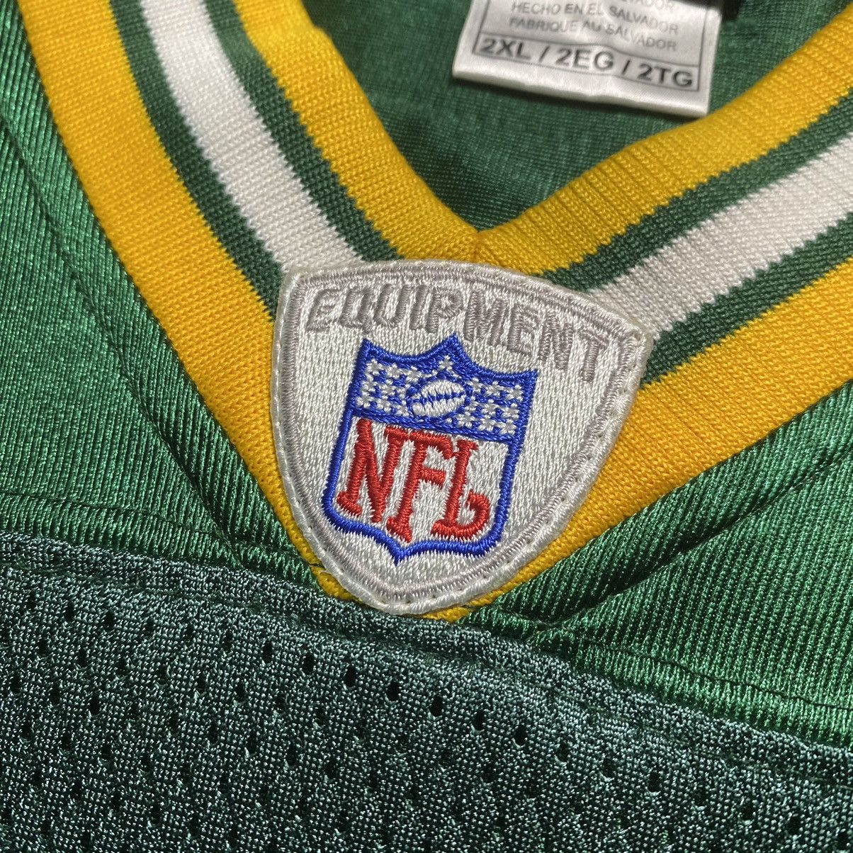 NFL × Vintage VINTAGE BRETT FAVRE GREEN BAY PACKERS REEBOK NFL JERSEY #4 Size US XXL / EU 58 / 5 - 6 Thumbnail