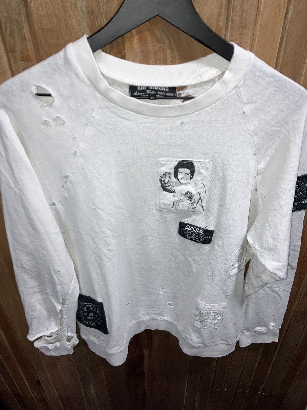 Raf Simons RAF SIMONS AW2001-2002 sweater 50 Size US M / EU 48-50 / 2 - 2 Thumbnail