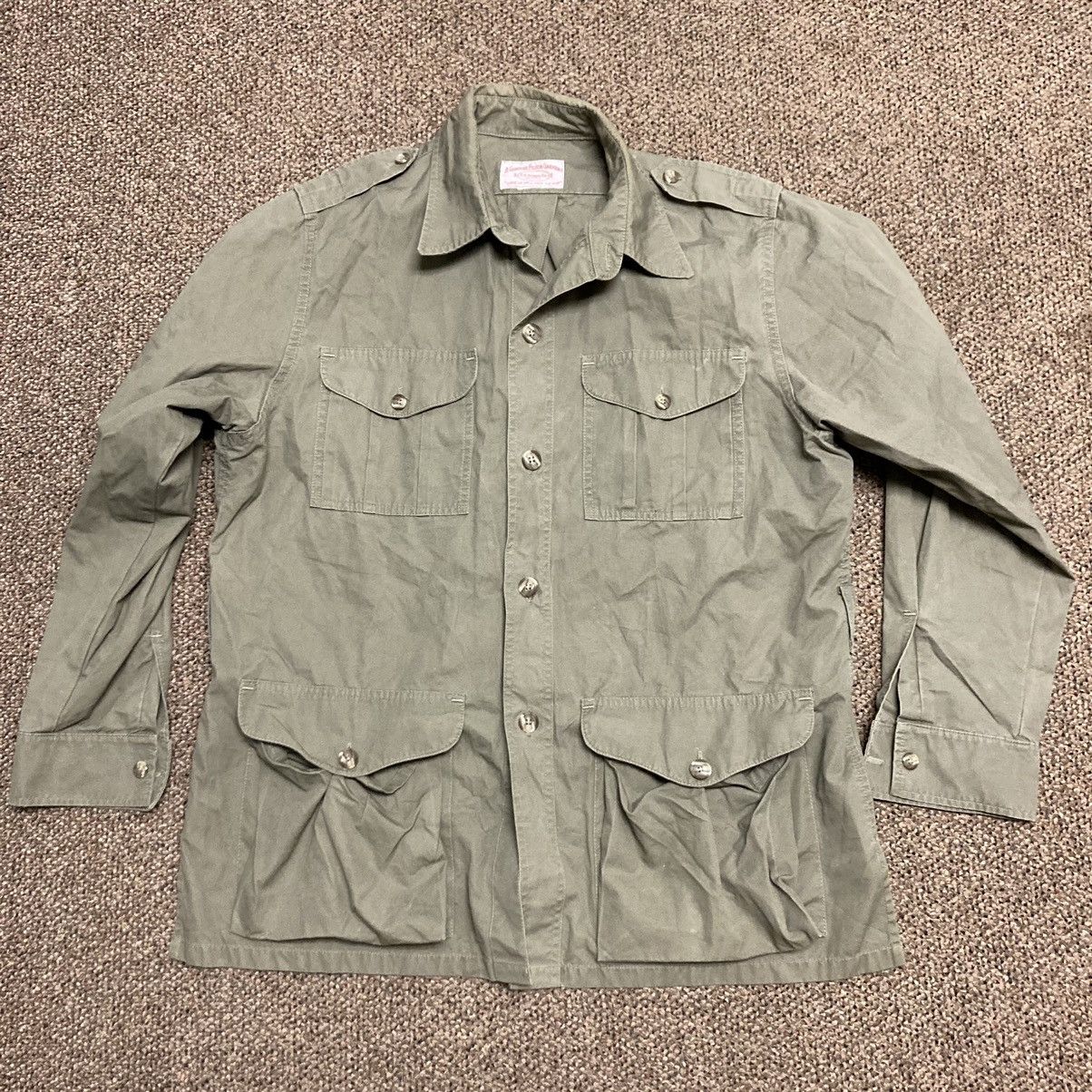 Filson Filson Model 53 Khaki Safari Field Jacket Size XL No Belt | Grailed
