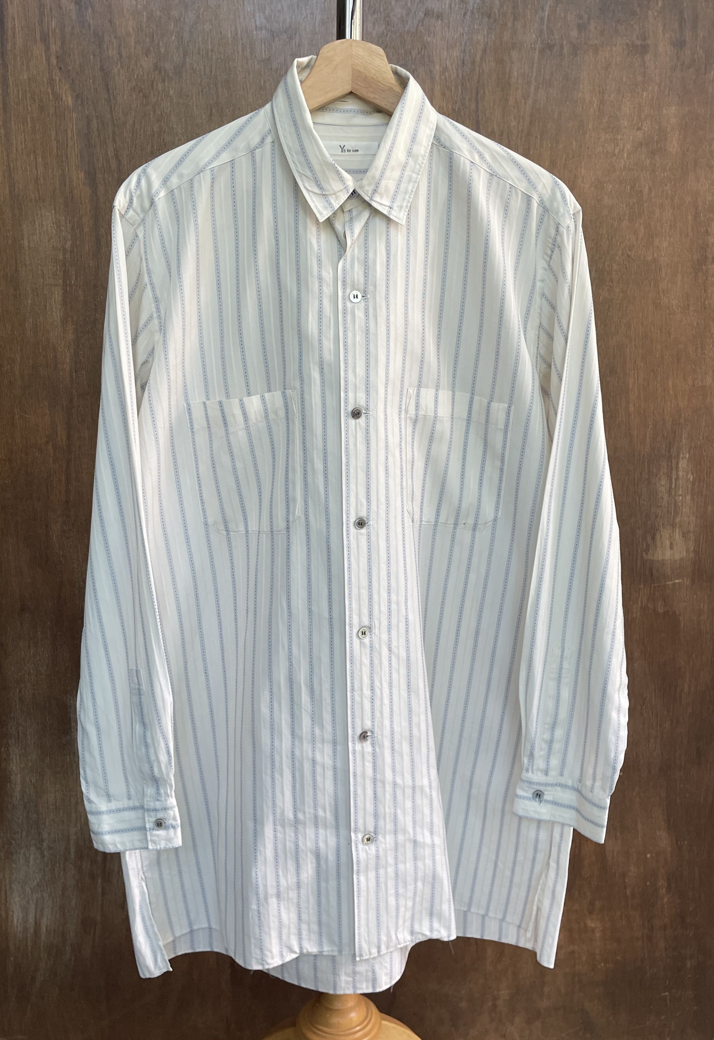 Y's for Men Y's for men Yohji Yamamoto Stripped Shirt Size US S / EU 44-46 / 1 - 1 Thumbnail