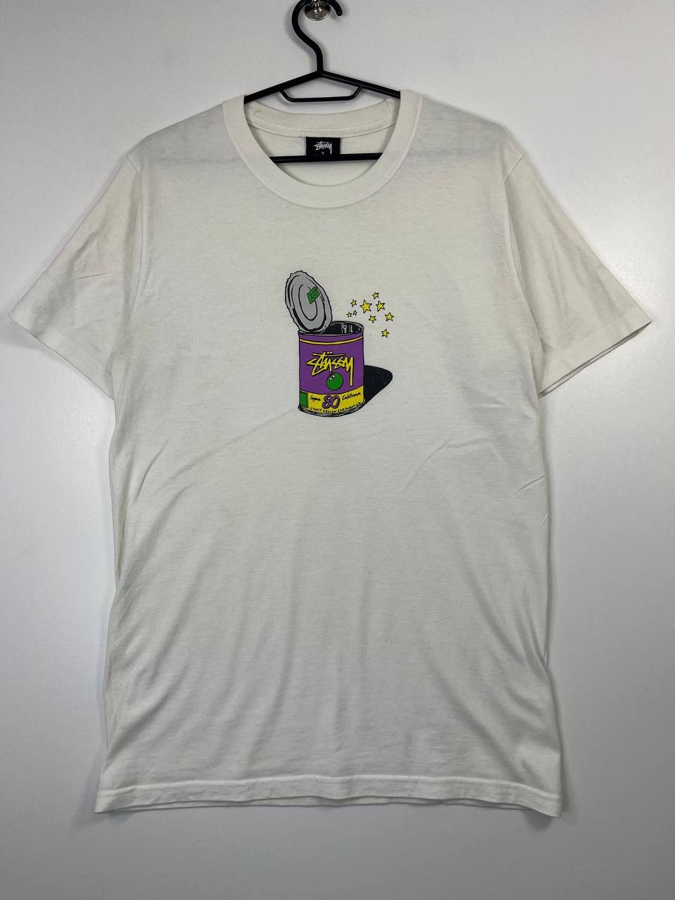 Stussy Stussy Graphic T Shirt White Short Sleeve Cotton Mens Size S Size US S / EU 44-46 / 1 - 1 Thumbnail