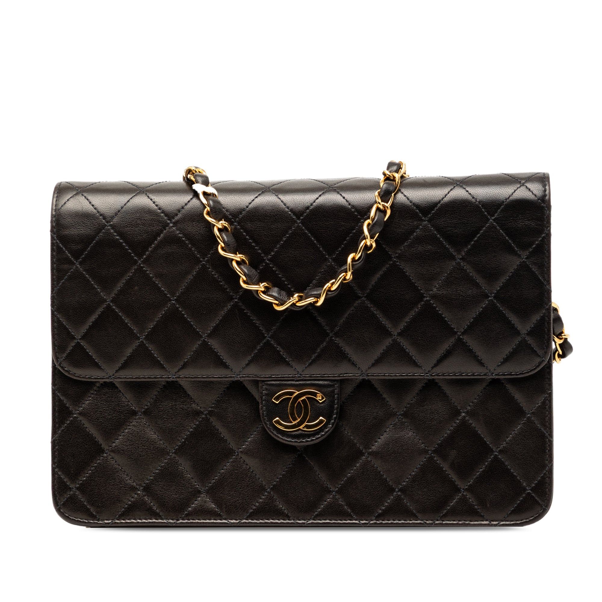 Chanel CC Quilted Lambskin Single Flap Size ONE SIZE - 1 Thumbnail
