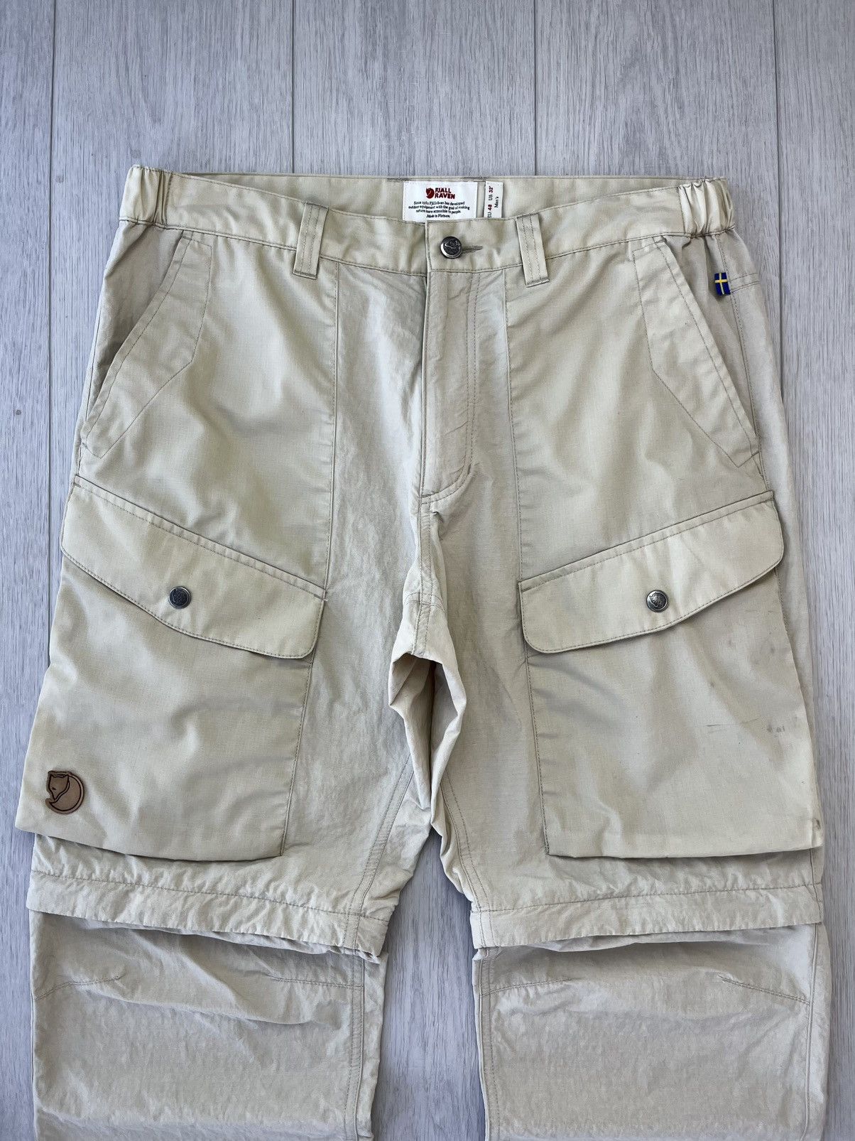 Fjallraven Fjallraven Abisko Hybrid Zip Off Trousers Trekking Pants Size US 32 / EU 48 - 2 Thumbnail