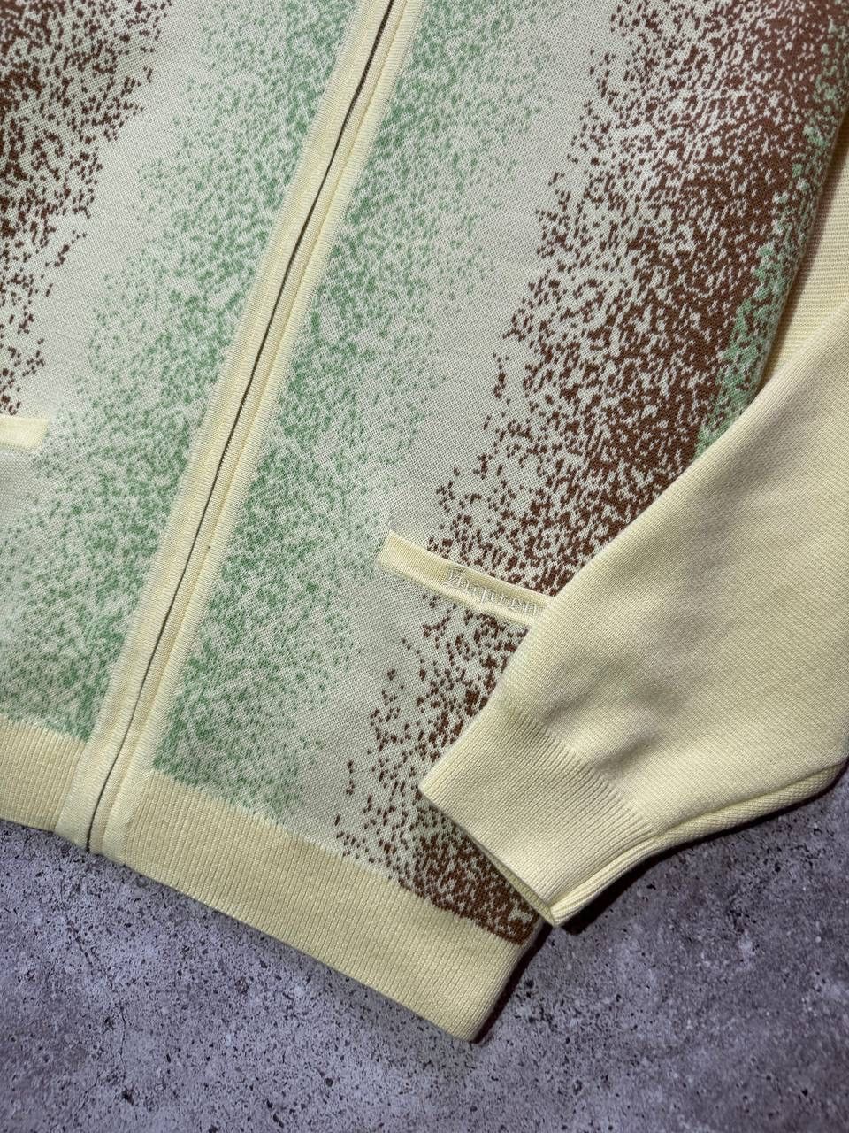 Supreme Supreme Gradient Stripe Zip-Up Cardigan Pale Yellow (SS22) Size US L / EU 52-54 / 3 - 4 Thumbnail