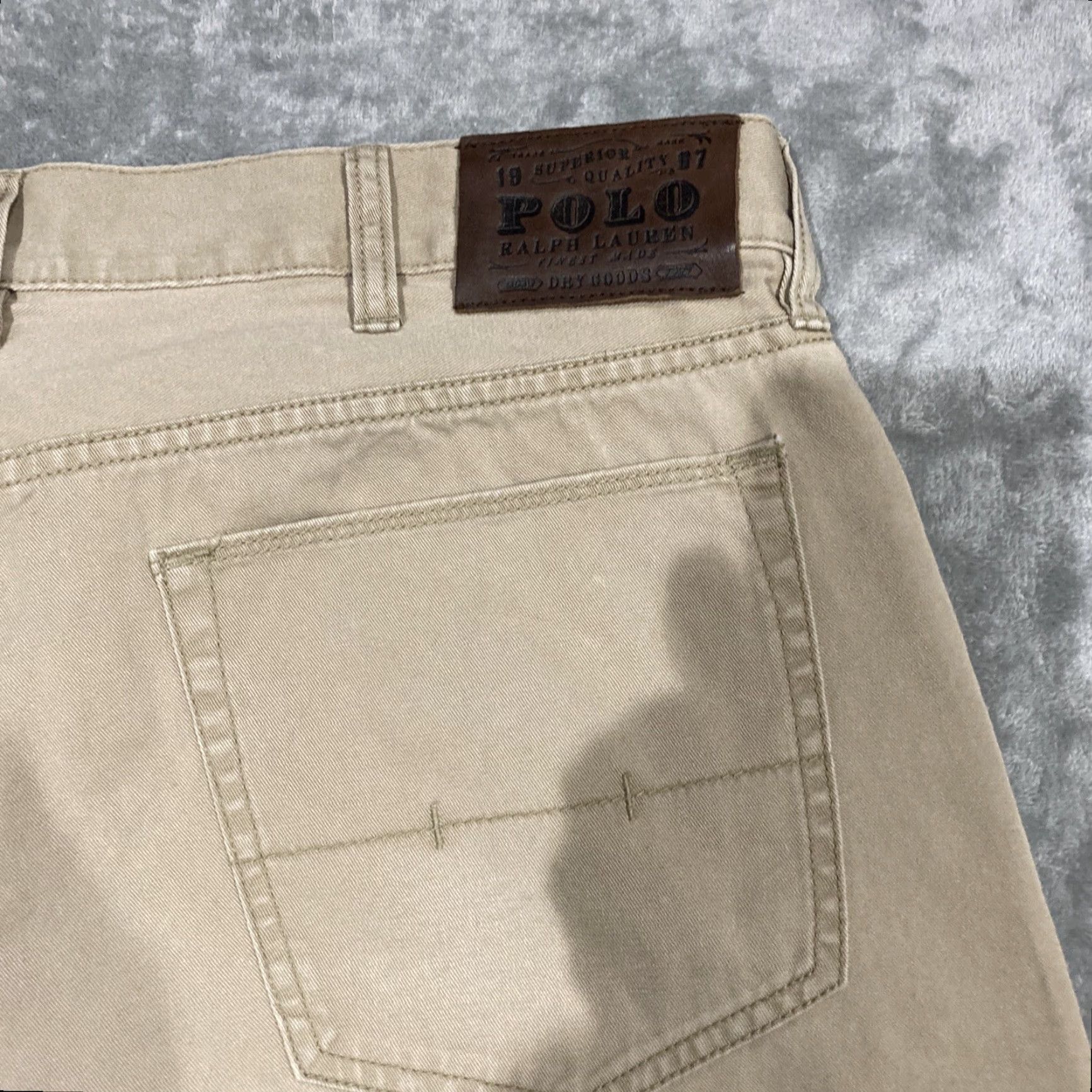 Polo Ralph Lauren VINTAGE Polo Ralph Lauren 650 Straight Pants 36x30 Mens 90s Khaki 100% Cotton Size US M / EU 48-50 / 2 - 6 Thumbnail