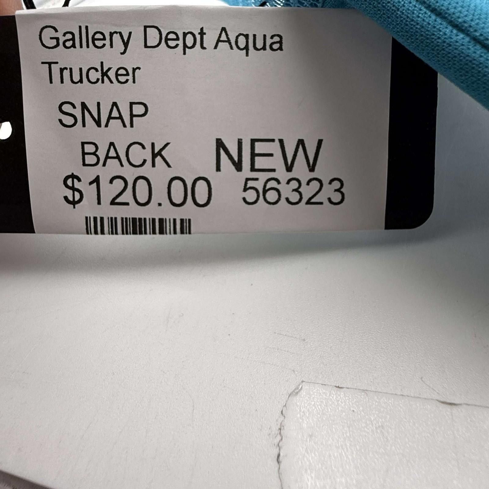 Gallery Dept. Gallery Dept Aqua Trucker Hat New Size ONE SIZE - 8 Thumbnail