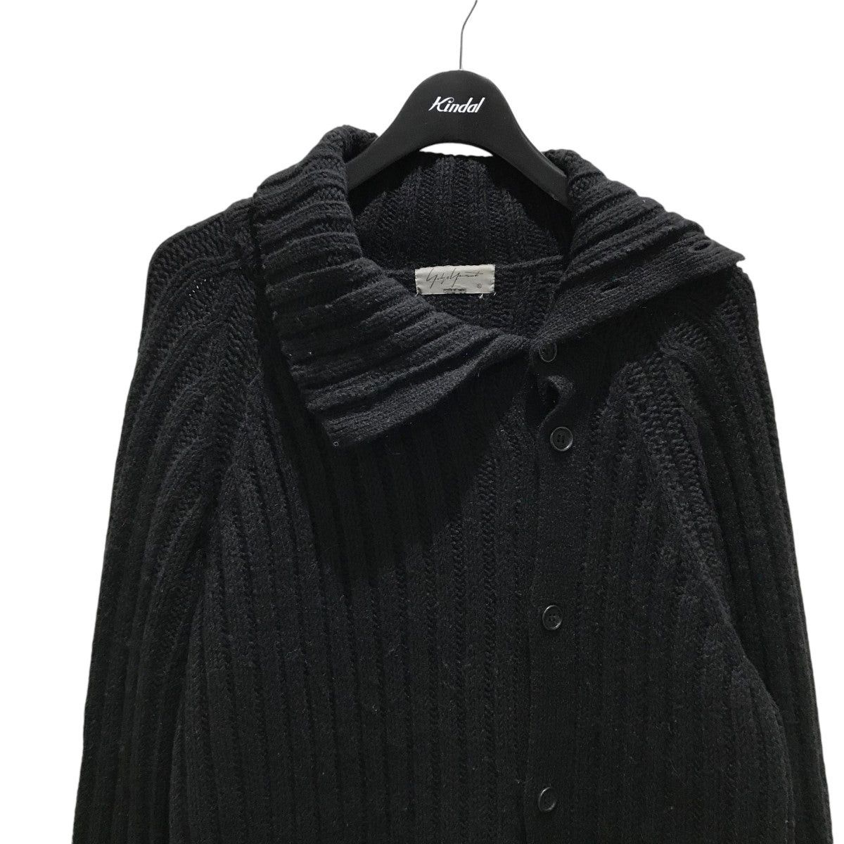 Yohji Yamamoto yohji yamamoto Knit Rib Cardigan HV-K78-883 Size US L / EU 52-54 / 3 - 3 Thumbnail