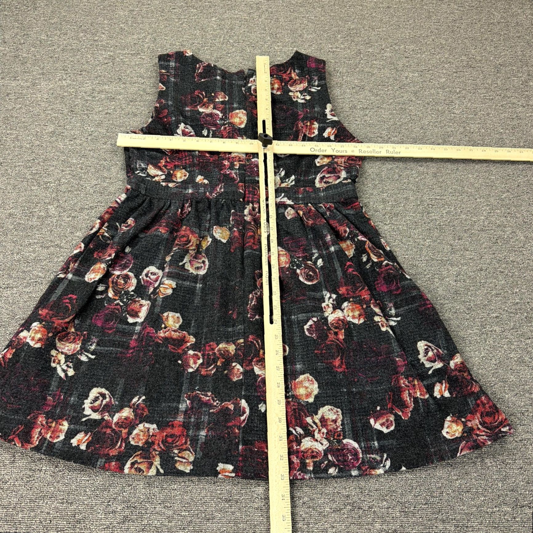THAKOON Thakoon for DesigNation Dress Womens 16 Floral Plaid Sleeveless Fit & Flare Multicolor V-Neck Party/Cocktail Womens 16 Size XXL / US 16-18 / IT 52-54 - 7 Thumbnail