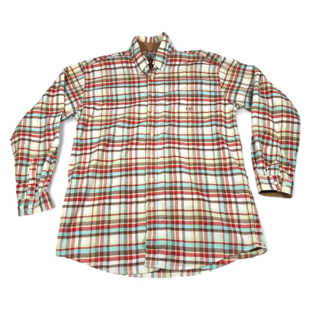 Vintage Cinch Shirt Adult EXTRA LARGE Brown Plaid Western Cowboy Rodeo Workwear Outdoor Size US XL / EU 56 / 4 - 2 Thumbnail