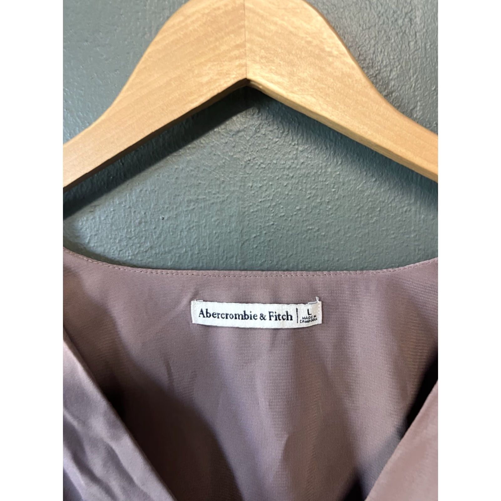 Abercrombie & Fitch Abercrombie & Fitch Womens Blouse Shirt Long Sleeve Purple L Size L / US 10 / IT 46 - 3 Thumbnail