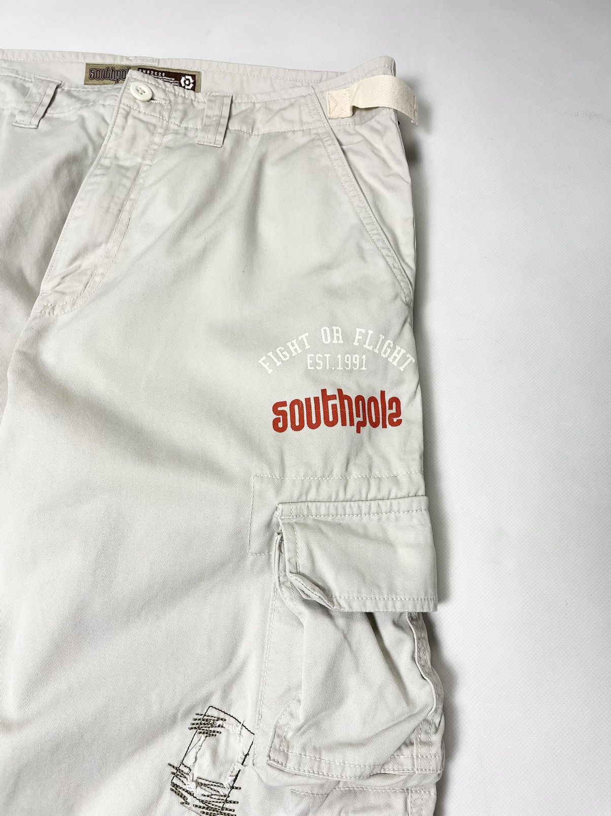 Southpole South Pole 🪘 Vintage Surfing Hip Hop Cargo Pants Size US 34 / EU 50 - 9 Thumbnail