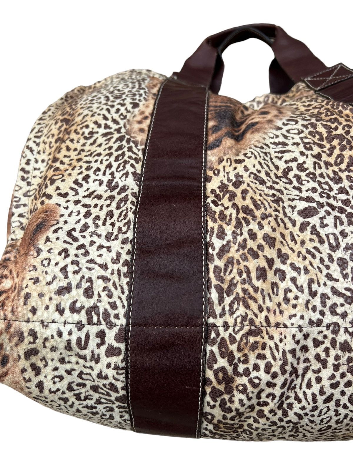 Vintage Vintage Japan Cheetah Leopard Large Tote Bag Size ONE SIZE - 9 Thumbnail