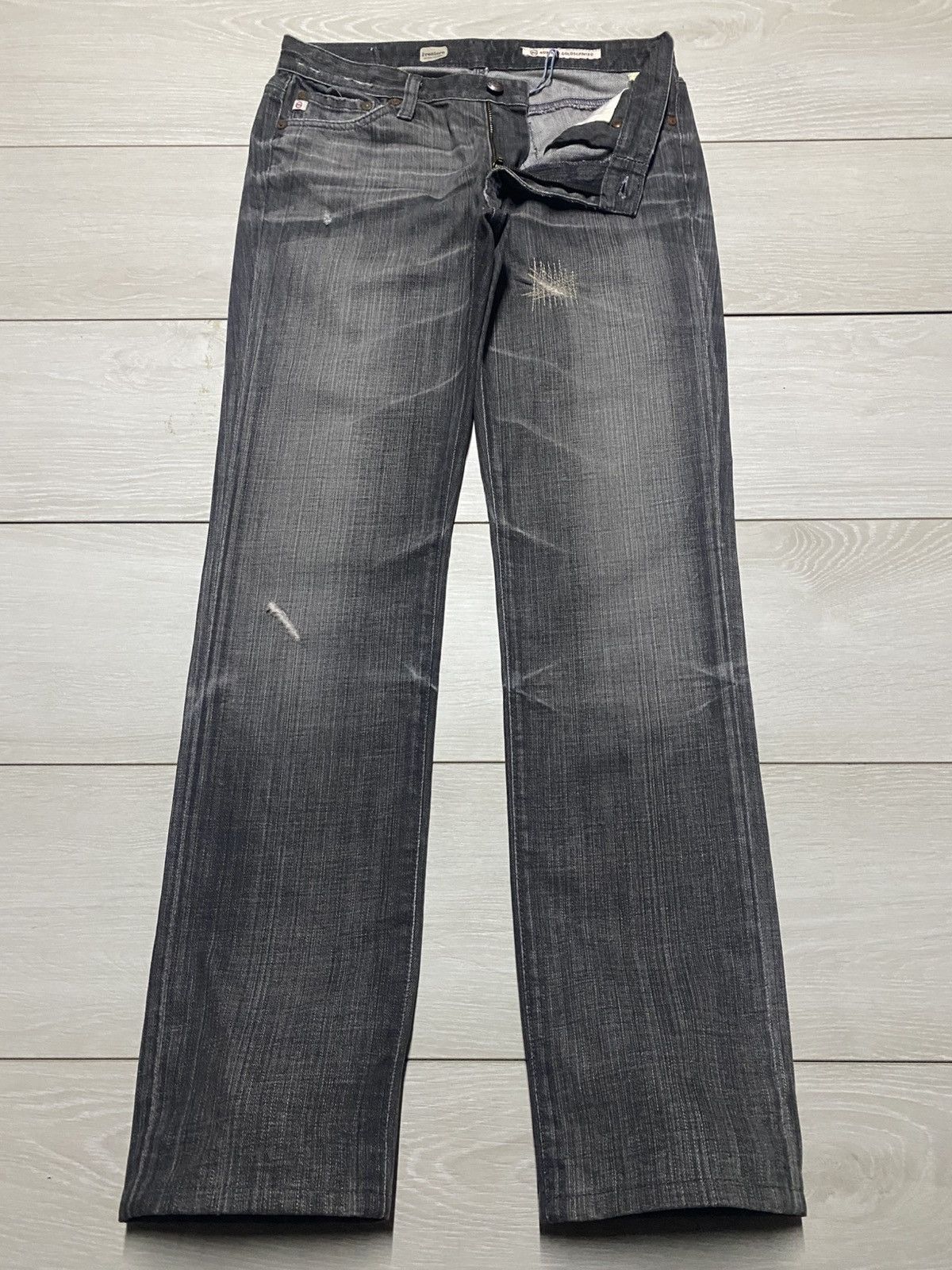 AG Adriano Goldschmied Vintage Adriano Ag Skinny Straight Jeans Size US 30 / EU 46 - 1 Thumbnail