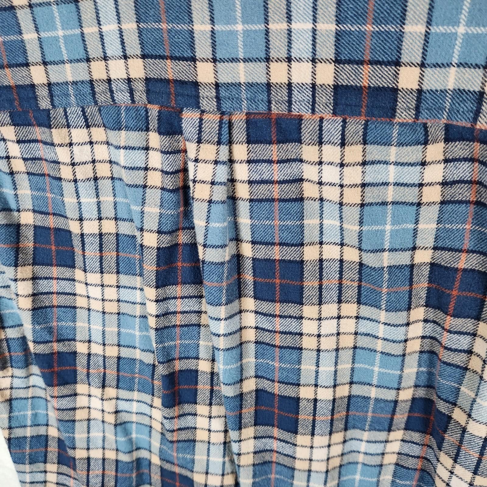Eddie Bauer Eddie Bauer Blue Plaid Flannel Shirt Size Medium Size US M / EU 48-50 / 2 - 7 Thumbnail