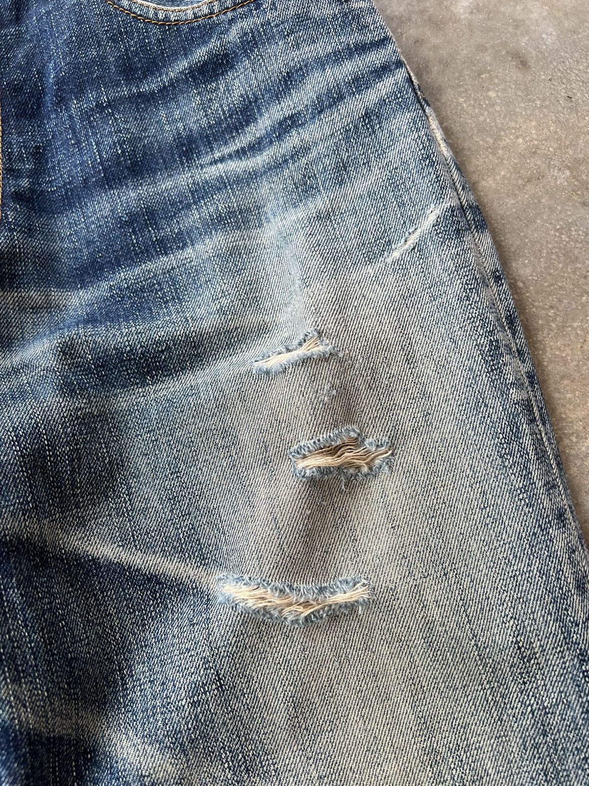 Levi's Vintage 90’s Levis 502 Distressed Mud Wash Jean Size US 30 / EU 46 - 7 Thumbnail