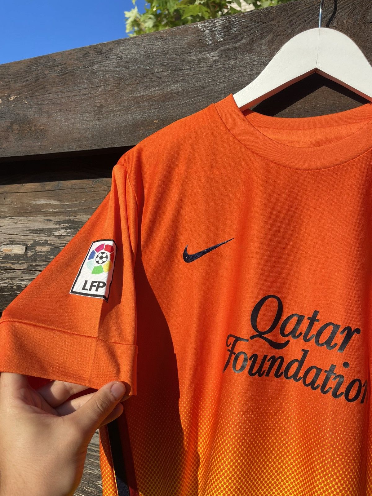 Nike 2012 Nike Barcelona #8 Iniesta soccer jersey Size US M / EU 48-50 / 2 - 7 Thumbnail