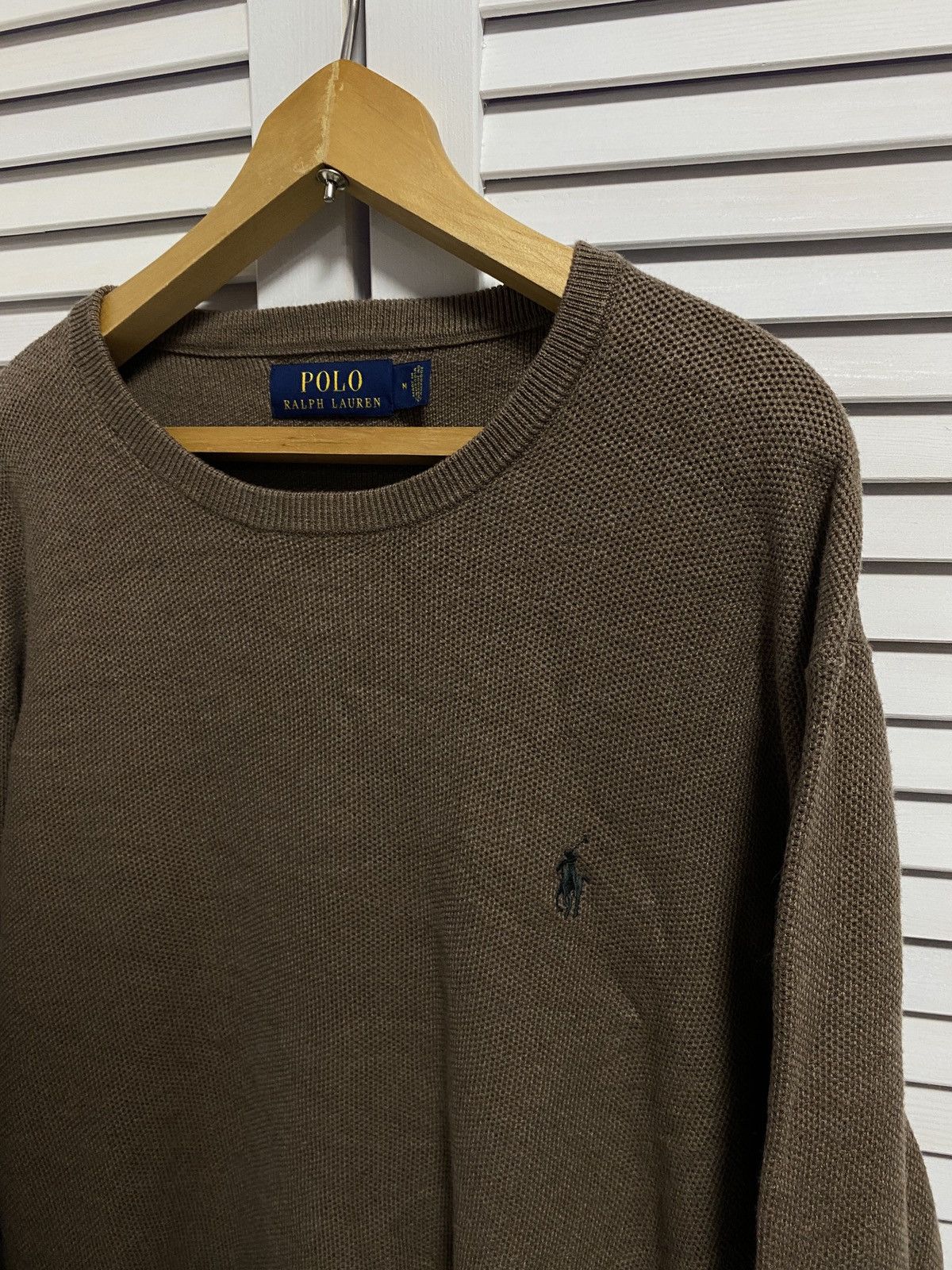 Polo Ralph Lauren × Ralph Lauren Vintage Knit Sweater Brown Polo Ralph Lauren Casual Logo Size US M / EU 48-50 / 2 - 5 Thumbnail