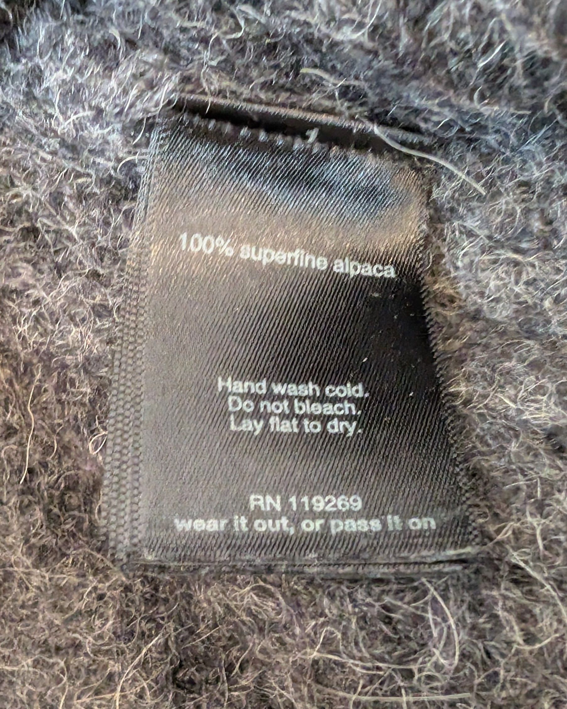 nau Nau Andiamo 100% Superfine Alpaca Crew Neck Sweater Size US XL / EU 56 / 4 - 4 Thumbnail