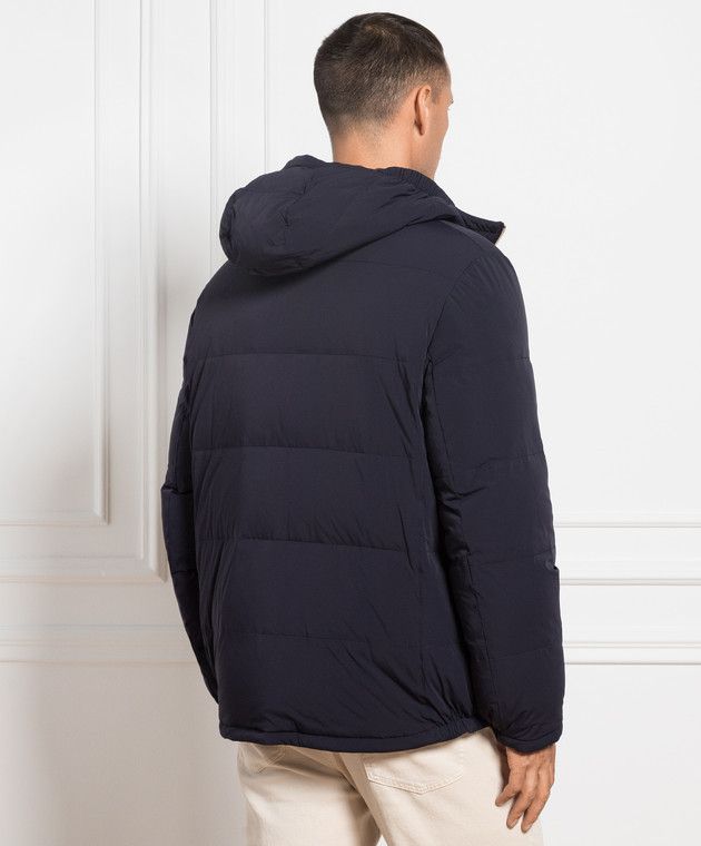 Brunello Cucinelli 0924 Wr Padded Jacket in Navy Size US S / EU 44-46 / 1 - 3 Thumbnail