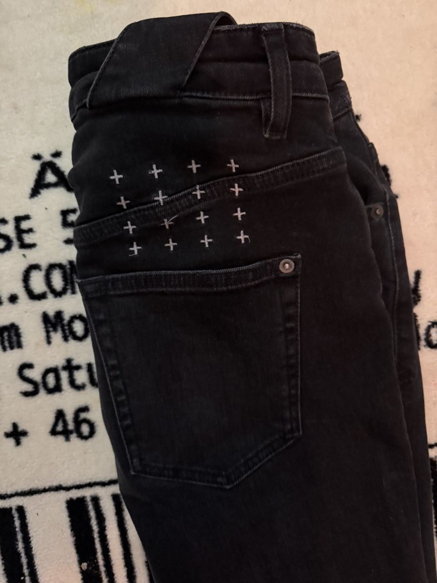 Ksubi Ksubi Black Distressed Skinny Jeans – Size 29 Size US 29 - 1 Thumbnail