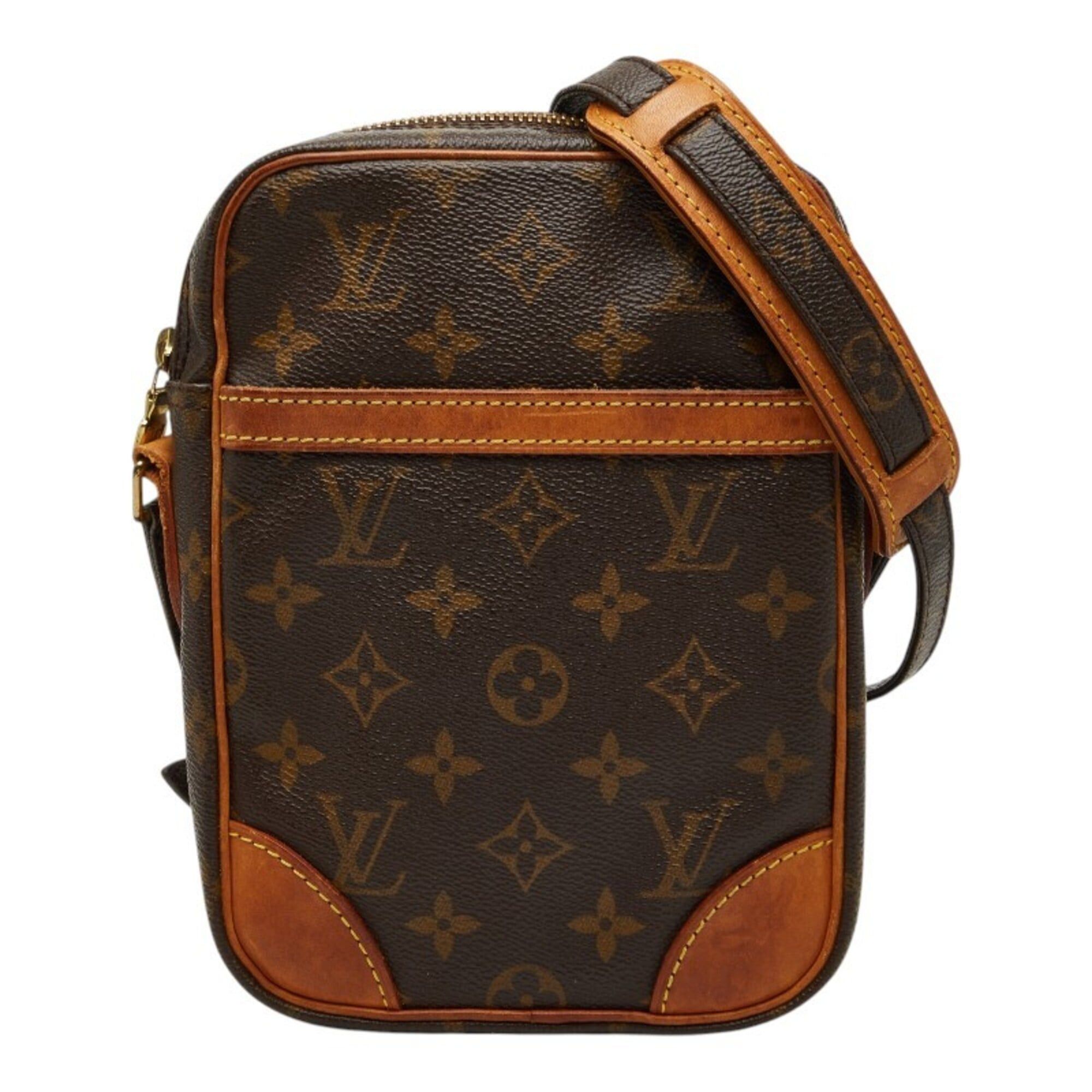 Louis Vuitton Louis Vuitton Monogram Danube Crossbody Shoulder Bag M45266 Brown Leather Women's LOUIS VUITTON Size ONE SIZE - 1 Thumbnail