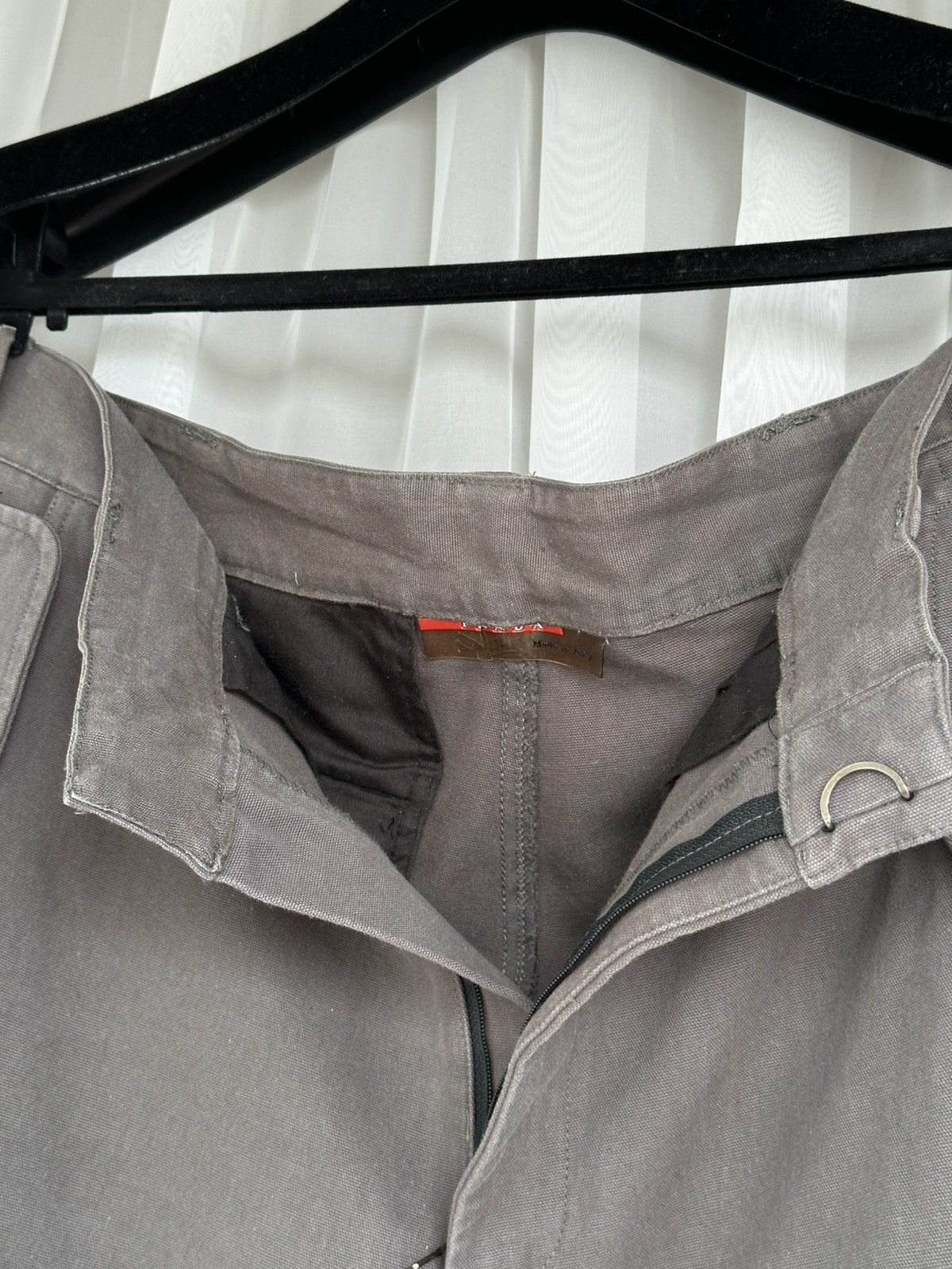 Prada PRADA 2006 Cargo Pants vintage cotton wool gray raf simons Size US 32 / EU 48 - 10 Thumbnail