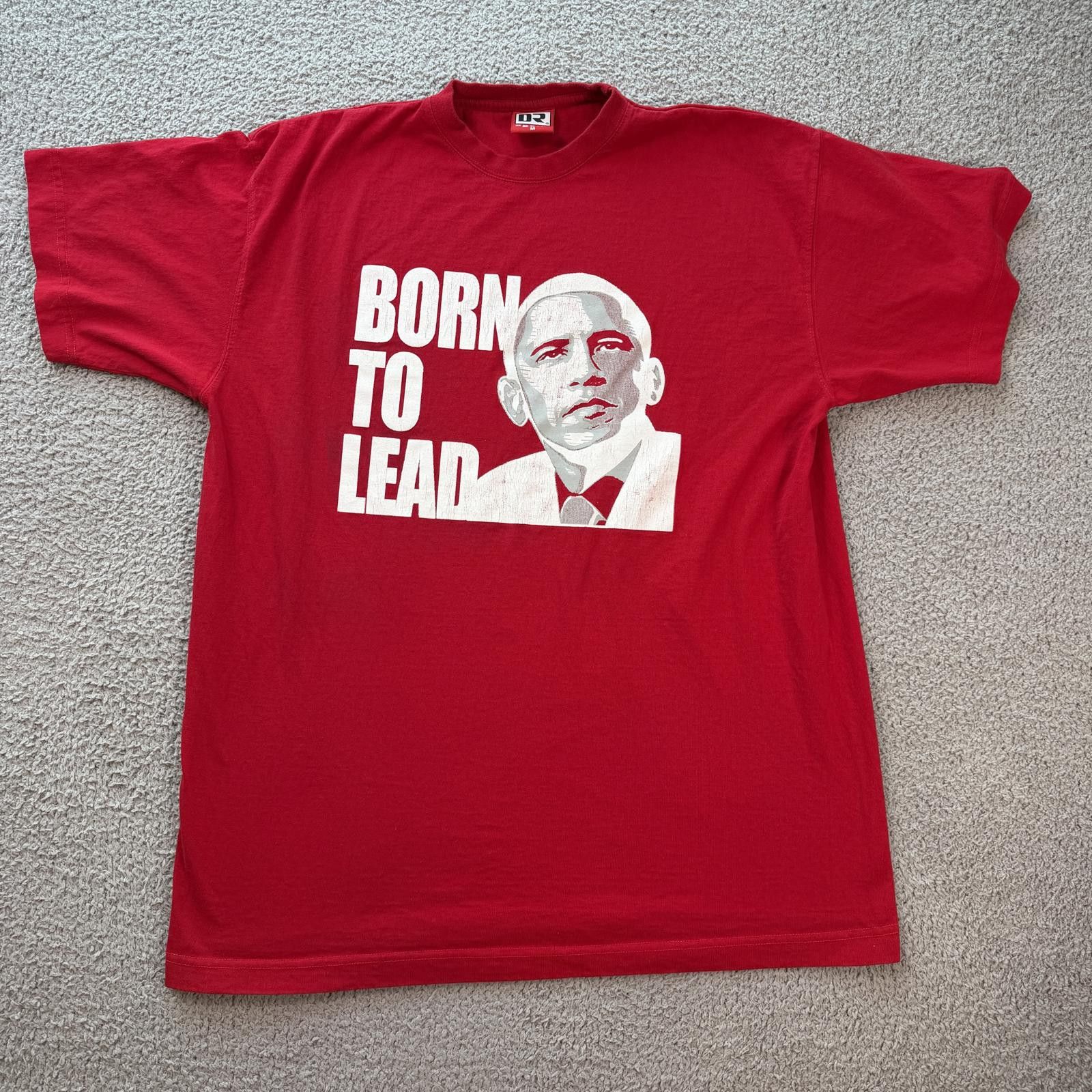 Other Barack Obama Born To Lead Graphic T Shirt Red Political Tee Size US M / EU 48-50 / 2 - 1 Thumbnail