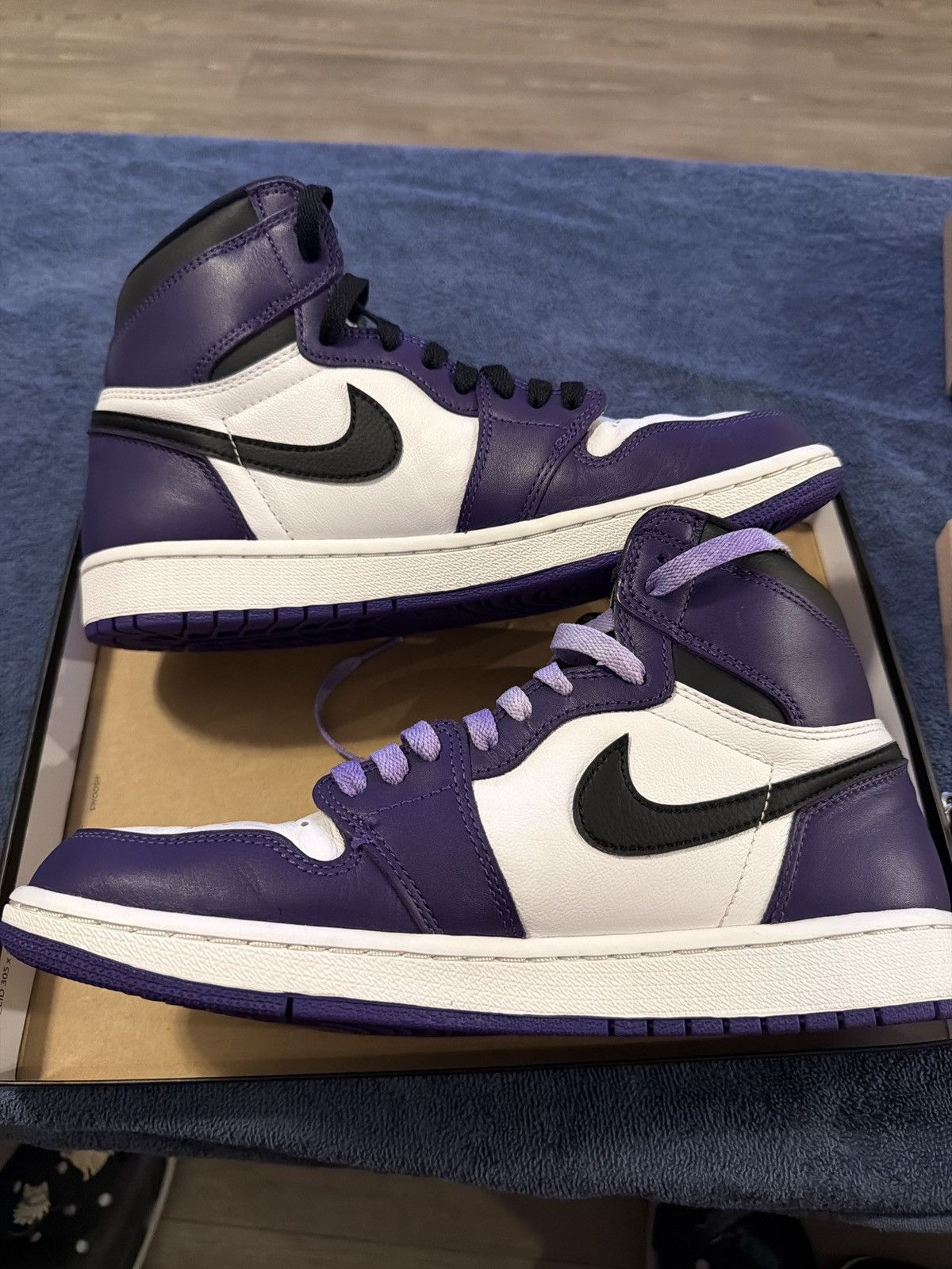 Nike Air jordan 1 court purple Size US 9 / EU 42 - 6 Thumbnail