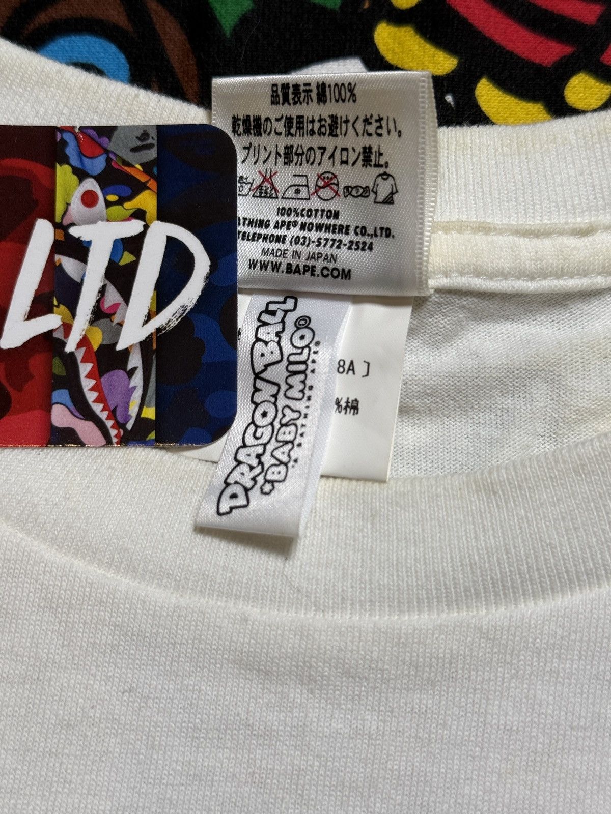 Bape A Bathing Ape X Dragonball Goku & Milo Tee Size XXS / US 00 / IT 34 - 5 Thumbnail