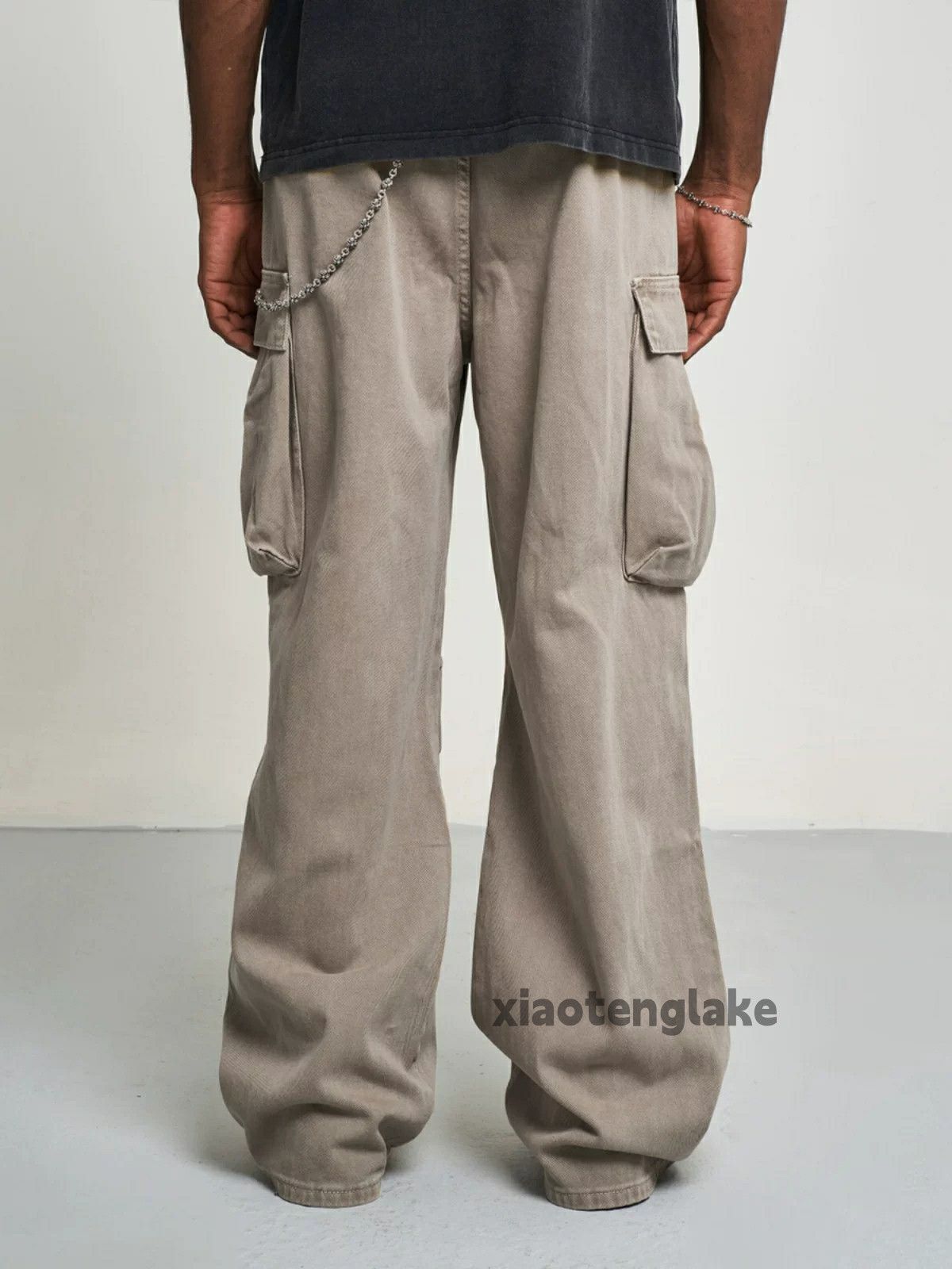 Designer × Japanese Brand × Vintage washed faded loose baggy skate hiphop utility cargo pants Size US 30 / EU 46 - 7 Thumbnail